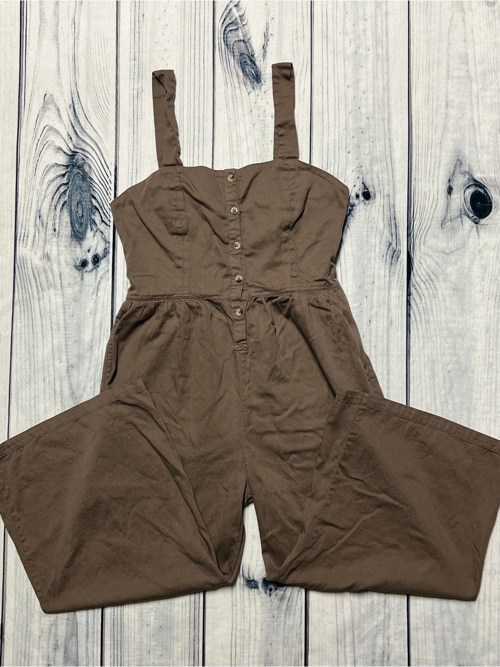 Kate Quinn Sateen Jumpsuit Size M